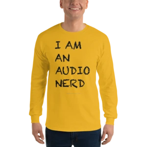 Audio Nerd Long Sleeve Shirt - Fredman Digital