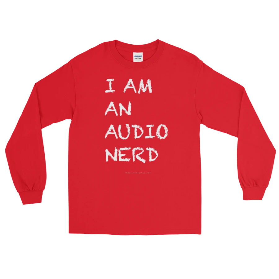 Audio Nerd Long Sleeve Shirt - Fredman Digital